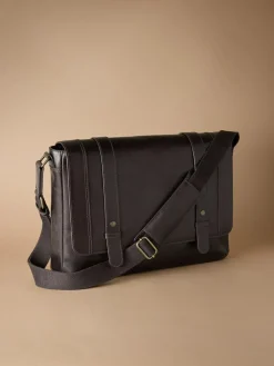 Next Brown Signature Messenger^ Bags