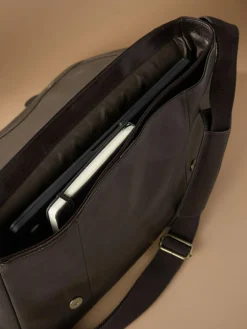 Next Brown Signature Messenger^ Bags