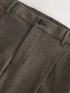 Next Slim Fit Smart Elasticated Back Textured Trousers with Stretch^ Pants & Chinos