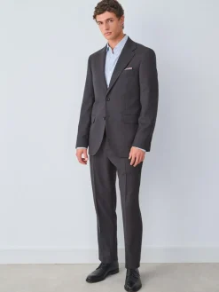 Next Brown Slim Fit Wool Blend Suit Trousers^ Occasionwear|Pants & Chinos
