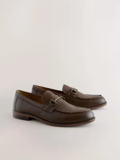 Next Snaffle Loafers Brown