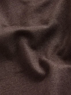 New Next Brown Soft Touch Oxford Long Sleeve Shirt