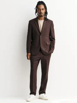 Next Brown Tailored Fit Motionflex Stretch Suit Jacket^ Blazers & Formal Jackets