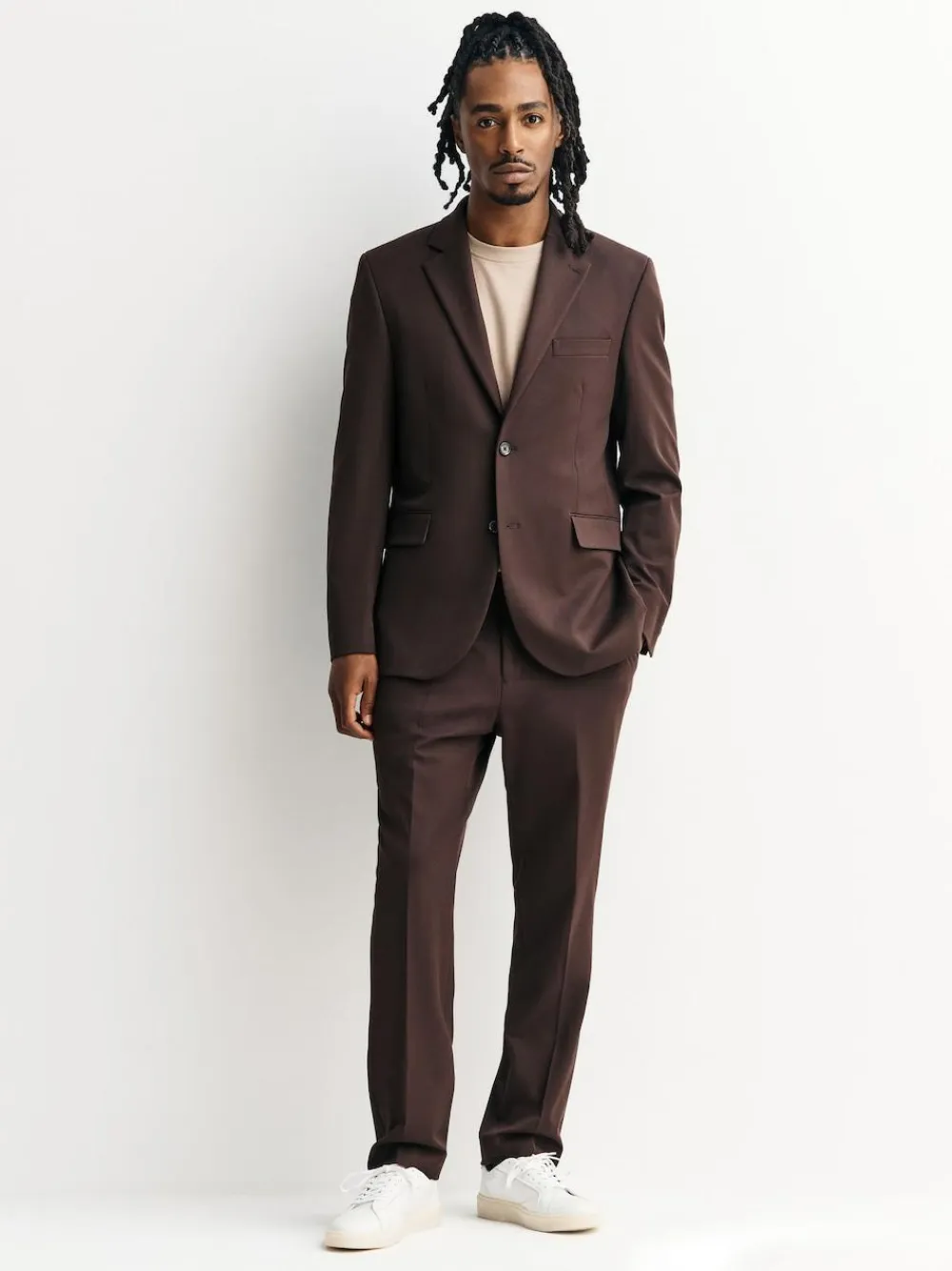 Next Brown Tailored Fit Motionflex Stretch Suit Jacket^ Blazers & Formal Jackets