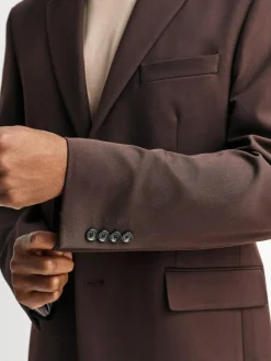 Next Brown Tailored Fit Motionflex Stretch Suit Jacket^ Blazers & Formal Jackets