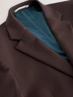 Next Brown Tailored Fit Motionflex Stretch Suit Jacket^ Blazers & Formal Jackets