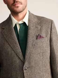 Next Tailored Fit Signature Abraham Moon 100% British Wool Donegal Suit Jacket^ Blazers & Formal Jackets|Suits & Tuxedos