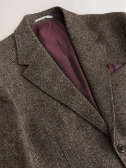 Next Tailored Fit Signature Abraham Moon 100% British Wool Donegal Suit Jacket^ Blazers & Formal Jackets|Suits & Tuxedos