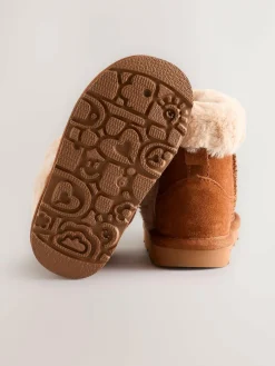 Best Next Tall Suede Pull On Boots Brown