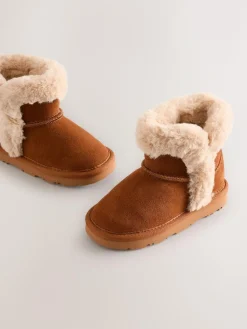 Best Next Tall Suede Pull On Boots Brown