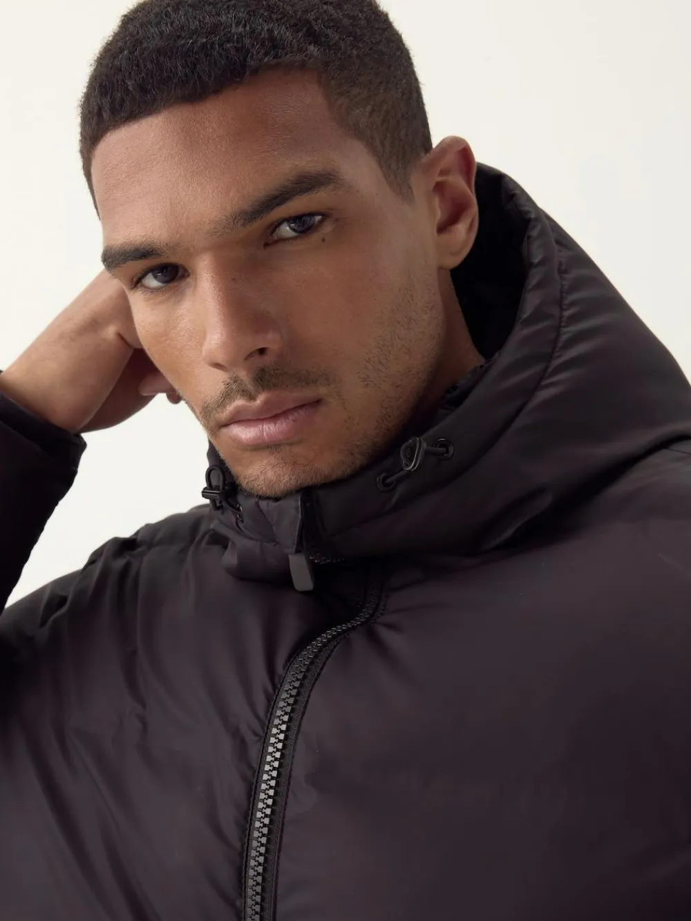 Discount Next ThermoGen Shower Resistant Rubbersied Puffer Coat Brown