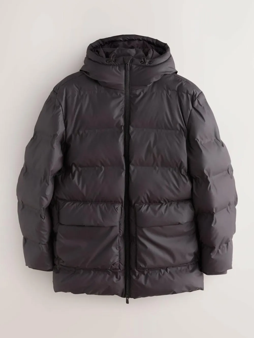 Discount Next ThermoGen Shower Resistant Rubbersied Puffer Coat Brown