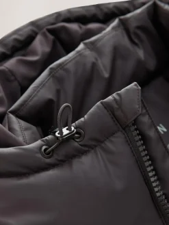 Discount Next ThermoGen Shower Resistant Rubbersied Puffer Coat Brown