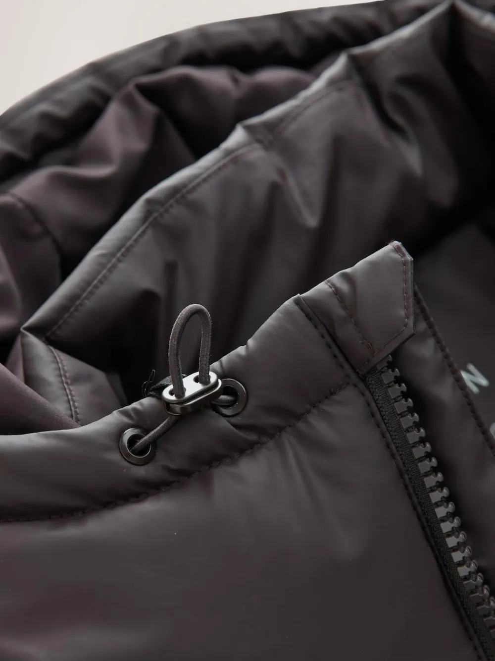 Discount Next ThermoGen Shower Resistant Rubbersied Puffer Coat Brown