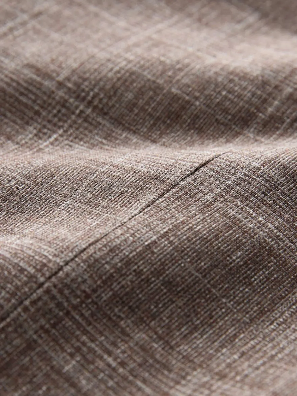 Clearance Next Trimmed Check Suit Waistcoat Brown