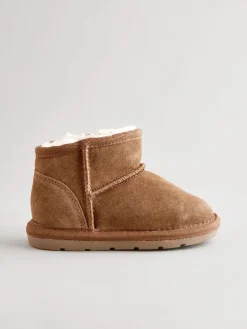 Best Next Warm Lined Suede Boots Brown