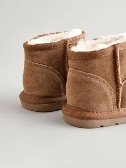 Best Next Warm Lined Suede Boots Brown