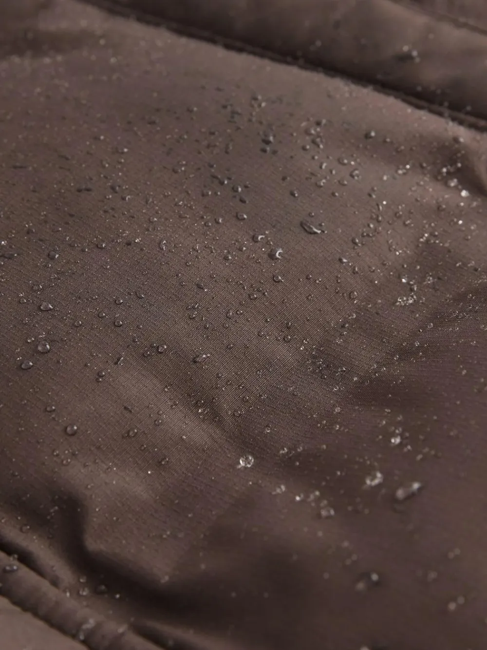 Outlet Next Waterproof Long Line Fleece Lined Puffer Coat (3-17yrs) Brown