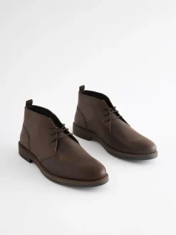 Next Waxy Leather Chukka Boots^ Boots|Boots