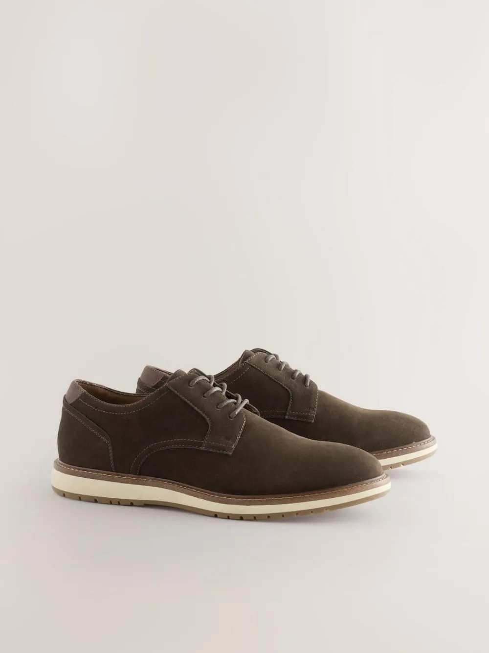 Next Brown Wedge Derby Shoes^ Shoes