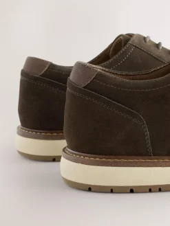 Next Brown Wedge Derby Shoes^ Shoes