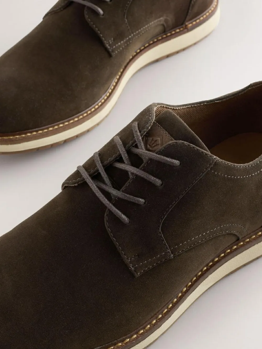 Next Brown Wedge Derby Shoes^ Shoes