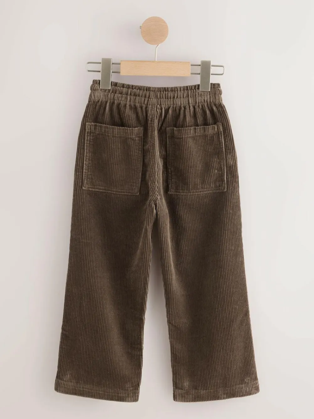 Online Next Wide Fit Corduroy Pull On Trousers (3-16yrs) Brown