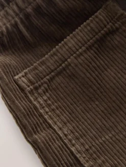 Online Next Wide Fit Corduroy Pull On Trousers (3-16yrs) Brown