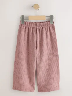 Next Wide Leg Trousers (3mths-7yrs) Brown