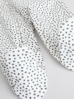 Clearance Next Brown/Cream 5 Pack Two Way Zip Baby Sleepsuits (0mths-2yrs)