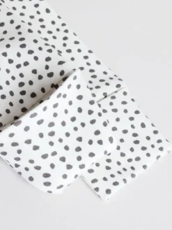 Clearance Next Brown/Cream 5 Pack Two Way Zip Baby Sleepsuits (0mths-2yrs)