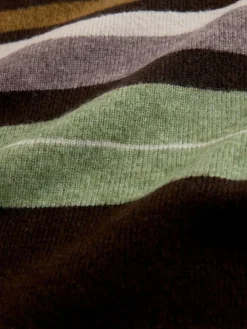 Next Regular Fit Cosy Stripe Crew Jumper with Wool^ Knitwear|Knitwear