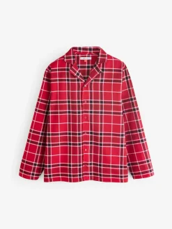 Sale Society 8 Bump It Up Maternity Red Mens Flannel Pyjamas