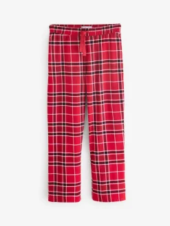 Sale Society 8 Bump It Up Maternity Red Mens Flannel Pyjamas