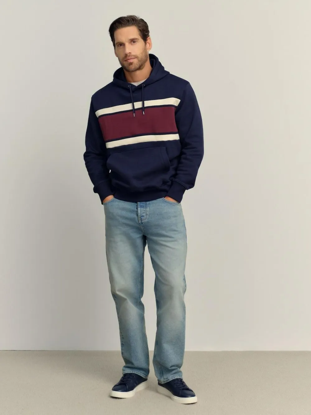 Next Overhead Hoodie Colour Blocking Sweatshirt^ Nightwear|Sweatshirts & Hoodies