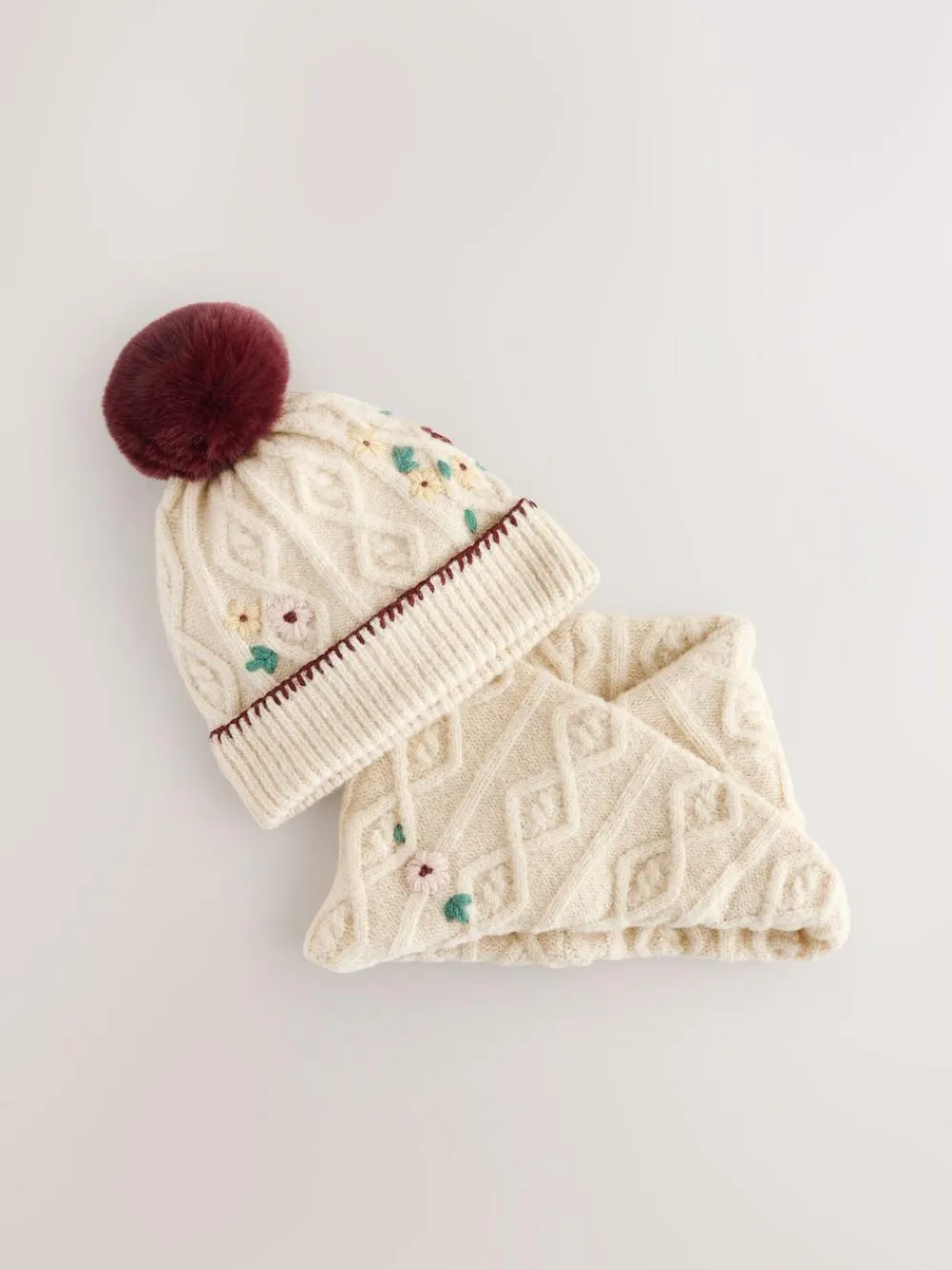 Next Beanie And Snoods Set (1-16yrs) (1-16yrs)^ Hats, Gloves & Scarves