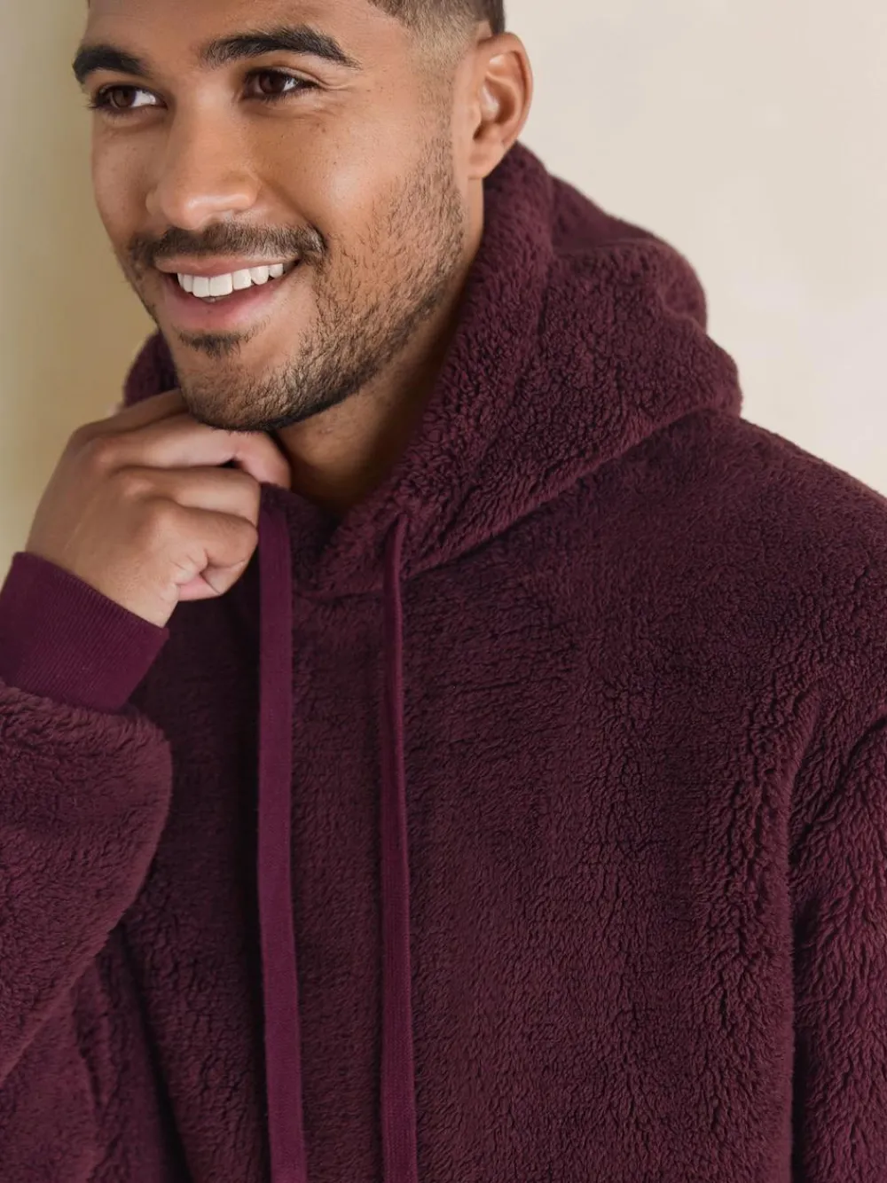 Next Burgundy Red Borg Overhead Hoodie^ Nightwear|Loungewear