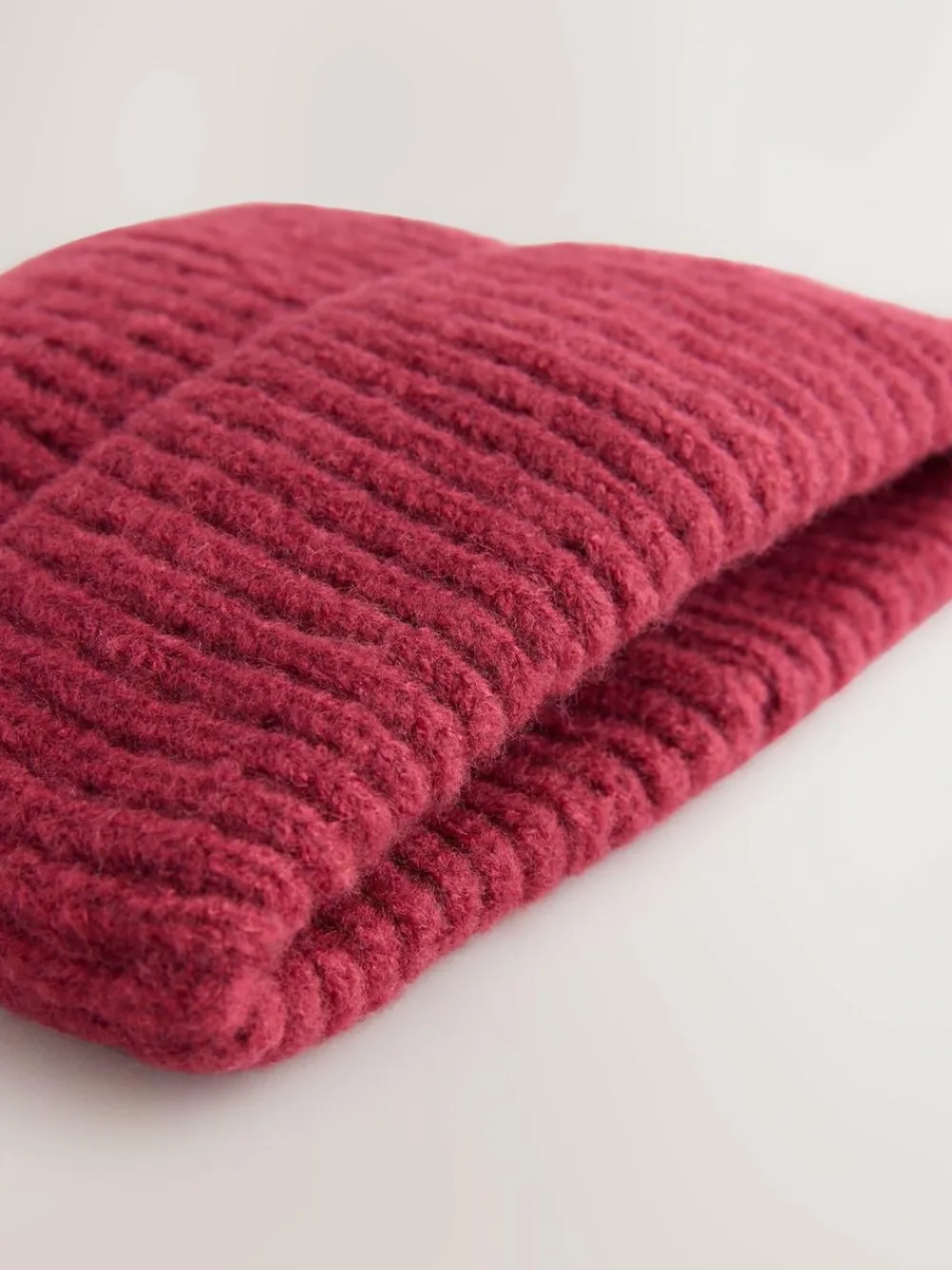 Next Burgundy Red Fluffy Beanie (1-16yrs)^ Hats, Gloves & Scarves|Hats