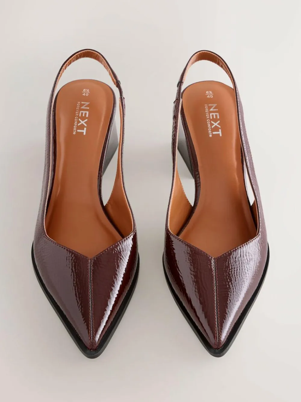 Next Forever Comfort® Pointed Toe Slingback Block Heels^Women Heels