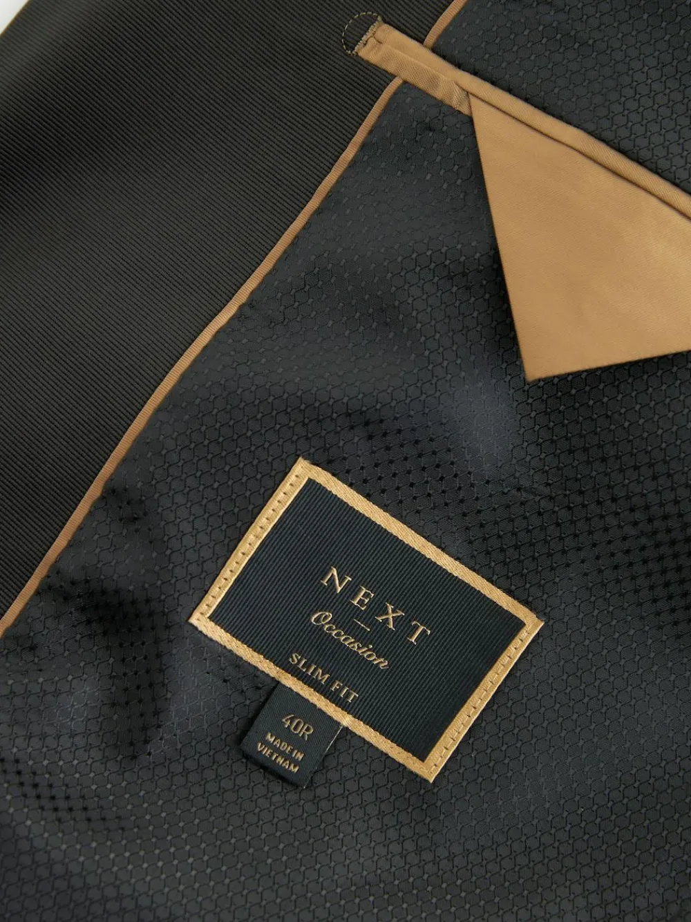 Discount Next Slim Fit Patterned Velvet Blazer Burgundy Red Geometric