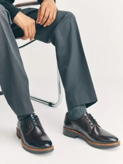 Next Heritage Derby Leather Shoes^ Shoes