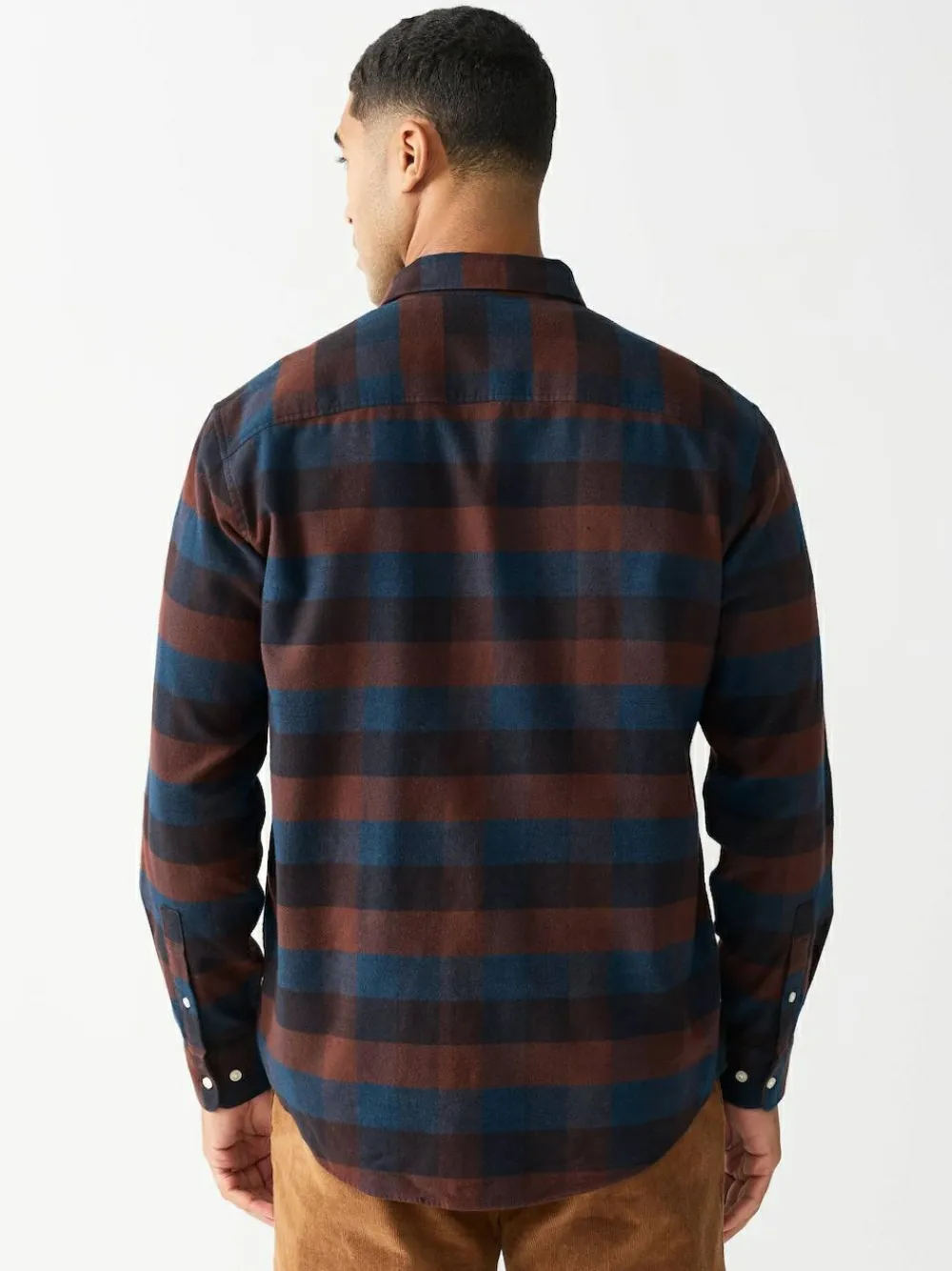 Next Burgundy Red Long Sleeve Check Shirt^ Shirts