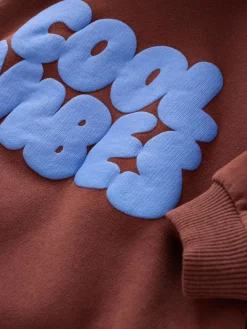 Next Burgundy Red Long Sleeve Printed Hoodie (3mths-7yrs)^BOY Sweatshirts & Hoodies|Sweatshirts & Hoodies