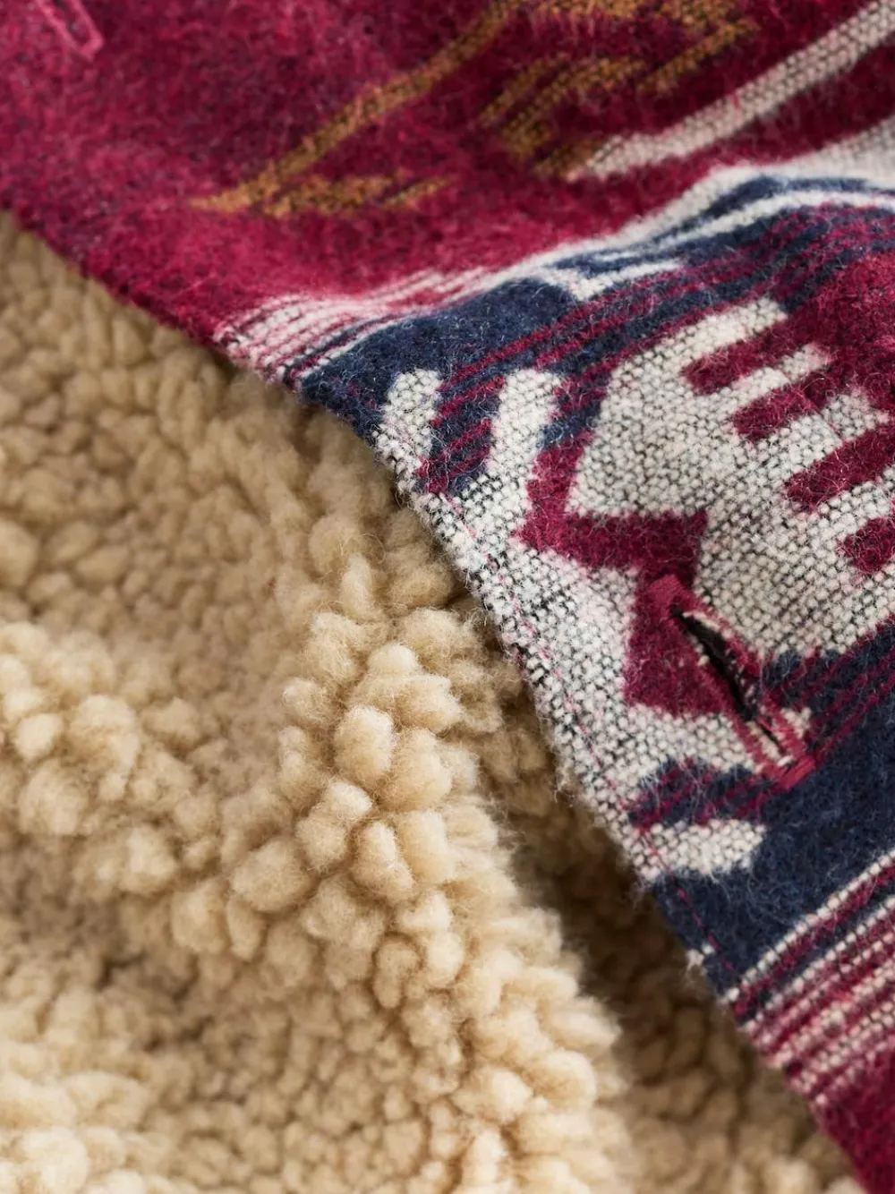 Next Burgundy Red Navajo Style Shacket^ Coats & Jackets|Coats & Jackets