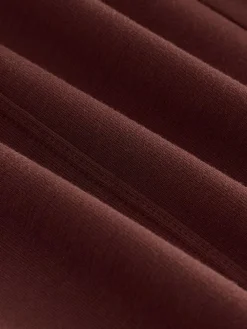 Outlet Next Premium Wide Leg Jersey Joggers Burgundy Red