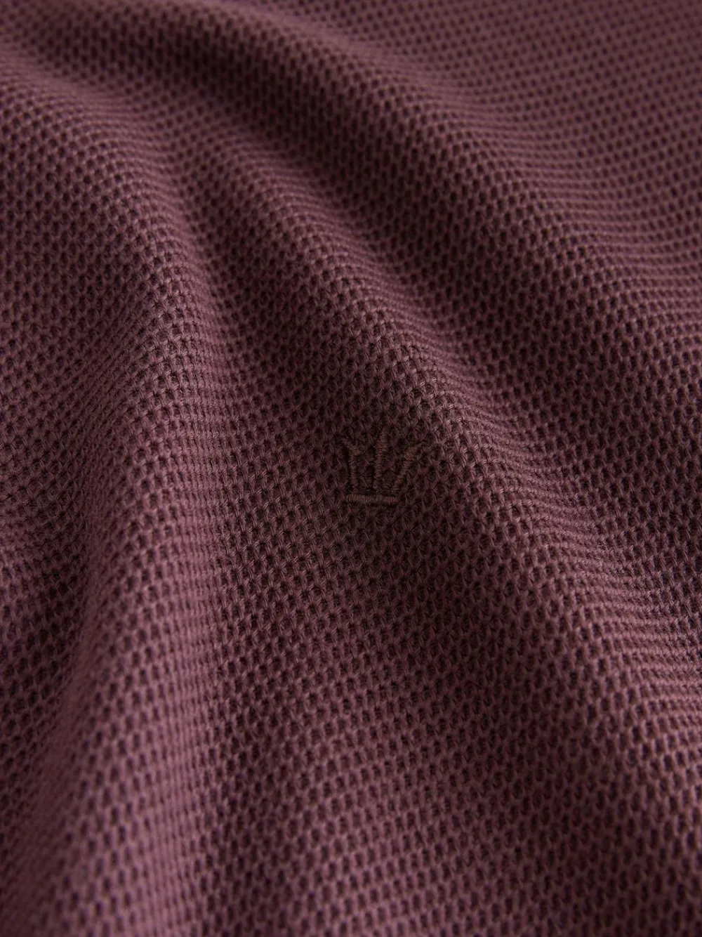 Next Regular Fit & 100% Cotton Textured Tipped T-Shirt^ Tops & T-Shirts