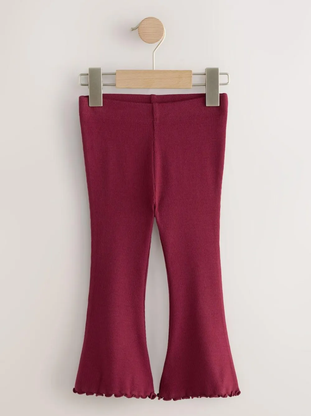 Next Burgundy Red Rib Flare Leggings (3mths-7yrs)^ Pants & Leggings|Pants & Leggings