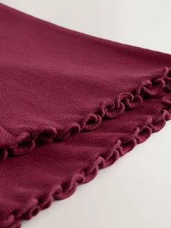 Next Burgundy Red Rib Flare Leggings (3mths-7yrs)^ Pants & Leggings|Pants & Leggings