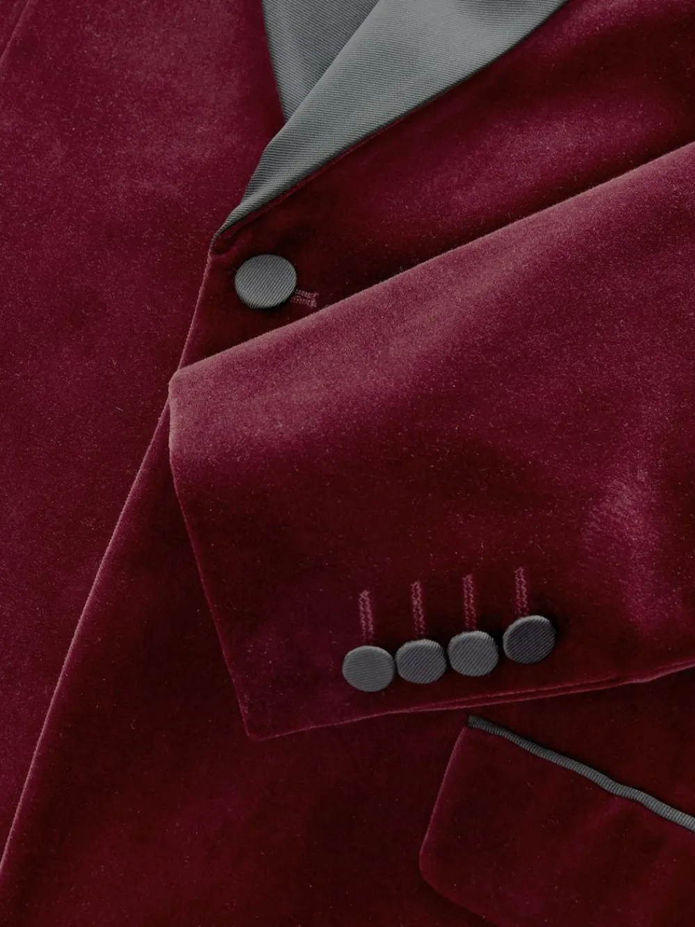 Next Slim Fit Signature Pontoglio Italian Velvet Blazer With Shawl Lapel^ Blazers & Formal Jackets