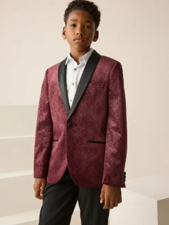 Next Textured Velvet Blazer (3-16yrs)^BOY Occasionwear|Suits & Vest